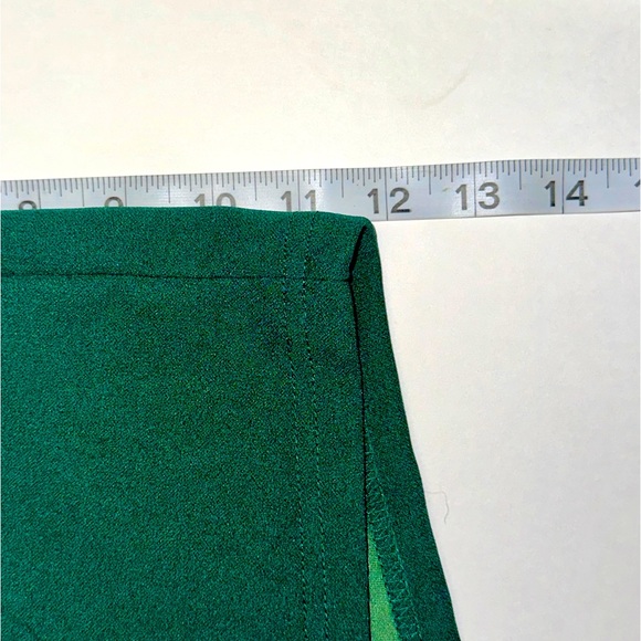 Green high waist booty shorts - hot pants 70s hippie - Shein size women’s Large - Picture 9 of 9